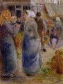 el mercado Camille Pissarro